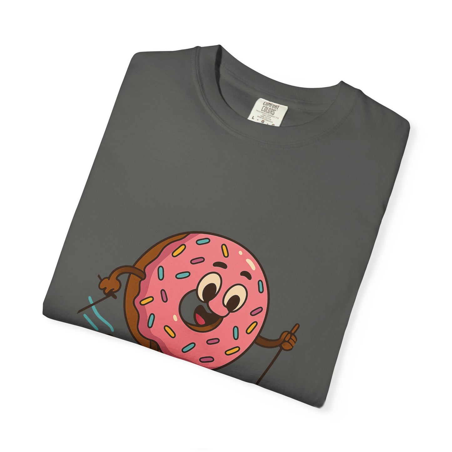 Ski Bum Doughnut T-Shirt, Unisex Tee, Fun Winter Apparel, Skiing Gift, Holiday Shirt