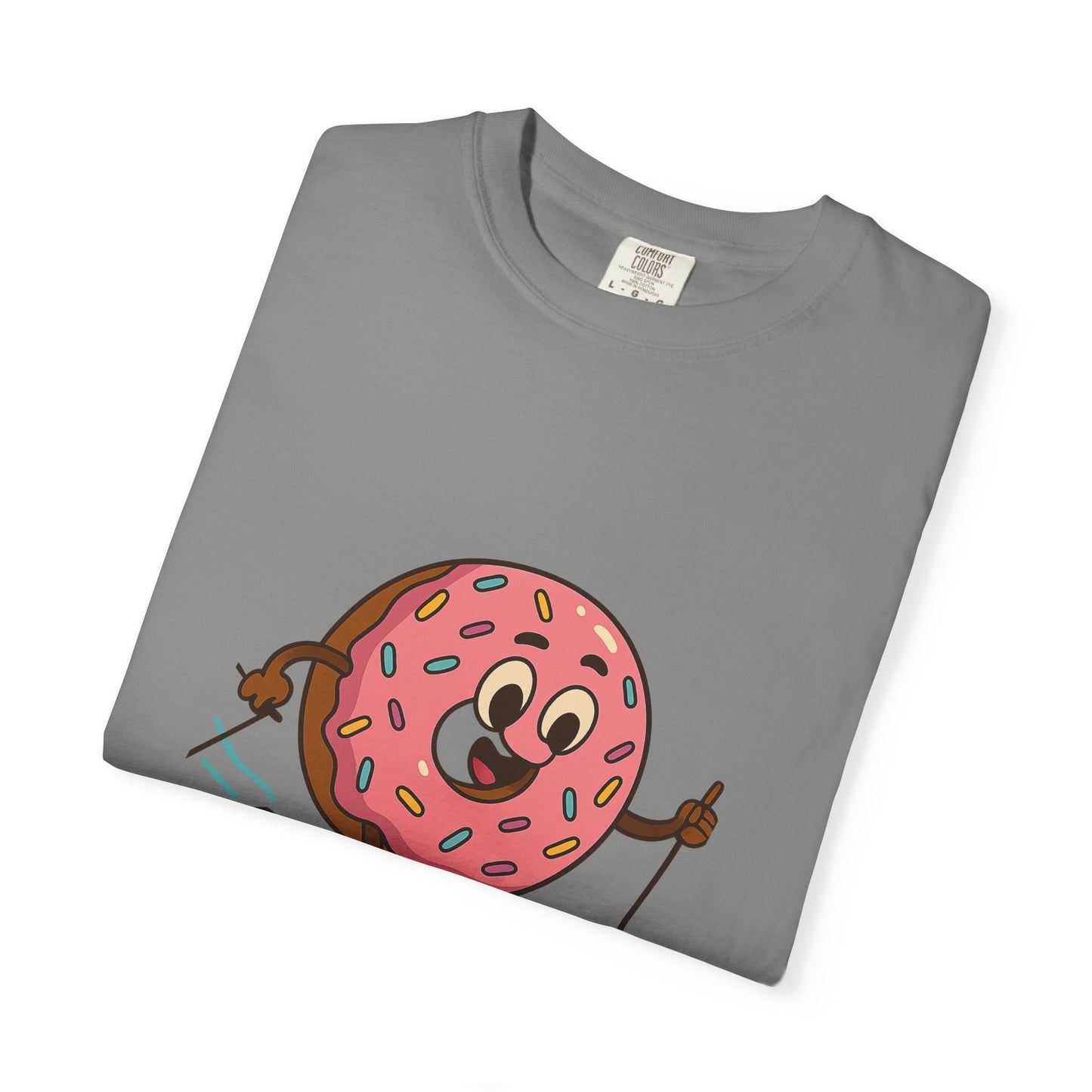 Ski Bum Doughnut T-Shirt, Unisex Tee, Fun Winter Apparel, Skiing Gift, Holiday Shirt