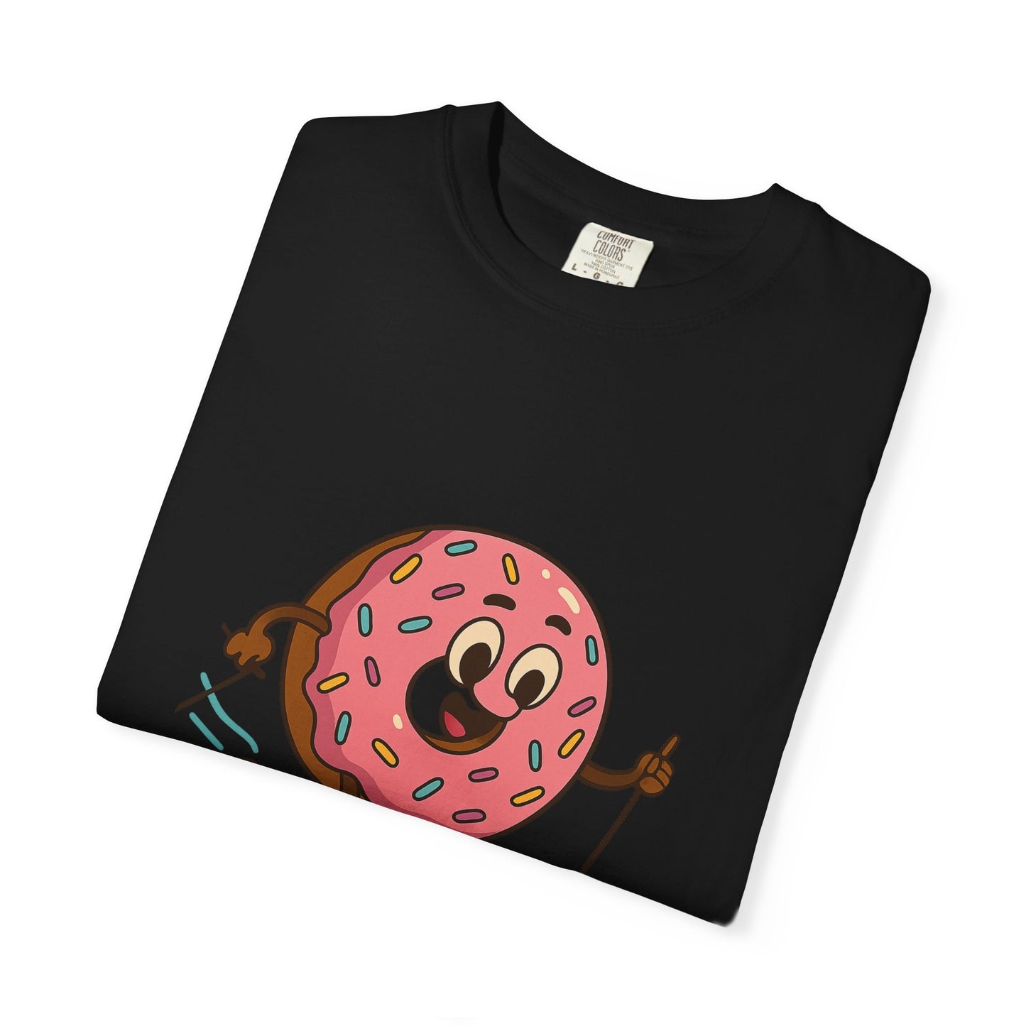 Ski Bum Doughnut T-Shirt, Unisex Tee, Fun Winter Apparel, Skiing Gift, Holiday Shirt