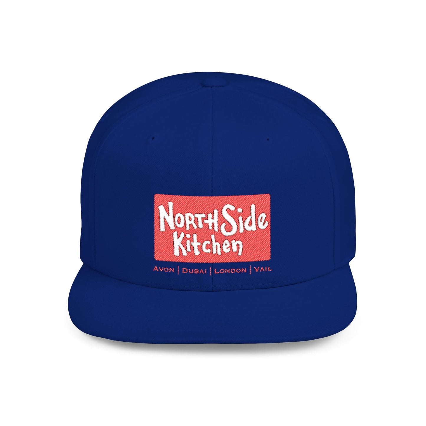 North Side Kitchen Flat Bill Snapback Hat | Urban Streetwear, Casual Style, Gift for Chefs, Trendy Accessory, Everyday Wear