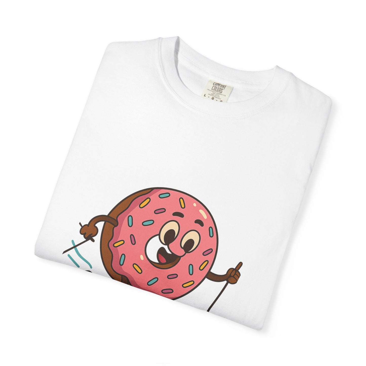 Ski Bum Doughnut T-Shirt, Unisex Tee, Fun Winter Apparel, Skiing Gift, Holiday Shirt