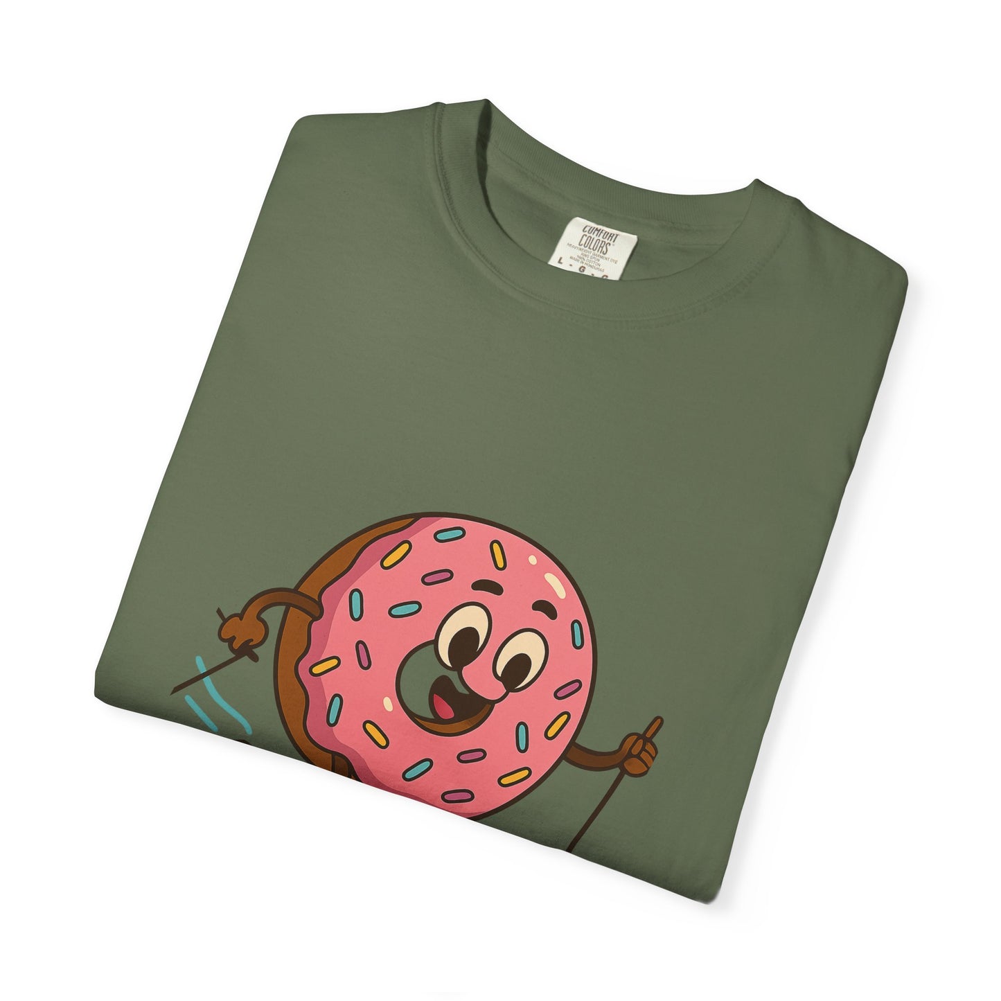 Ski Bum Doughnut T-Shirt, Unisex Tee, Fun Winter Apparel, Skiing Gift, Holiday Shirt