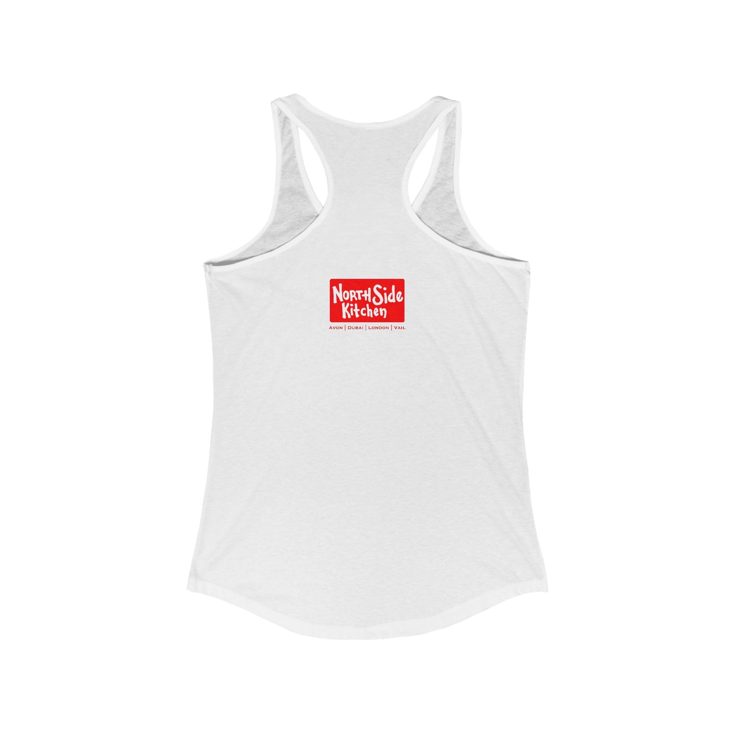 Donut Runner Tank, Fun Workout Top, Women's Racerback Shirt, Fitness Apparel, Gift for Runners, Cute Exercise Wear