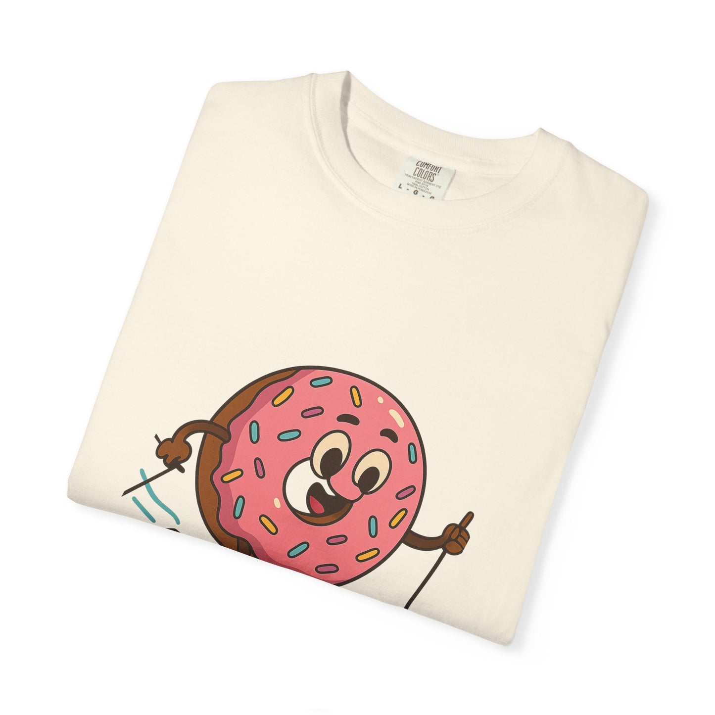 Ski Bum Doughnut T-Shirt, Unisex Tee, Fun Winter Apparel, Skiing Gift, Holiday Shirt