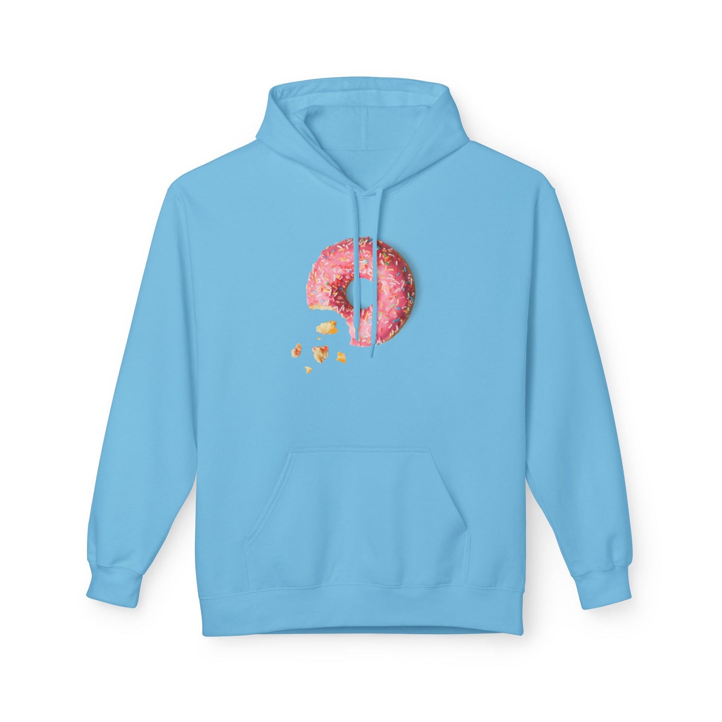 Donut Lover's Fleece Hoodie, Cozy Dessert Apparel, Bakery Gifts, Foodie Fashion, Valentines Day Wear, Unisex Hooded Sweatshirt