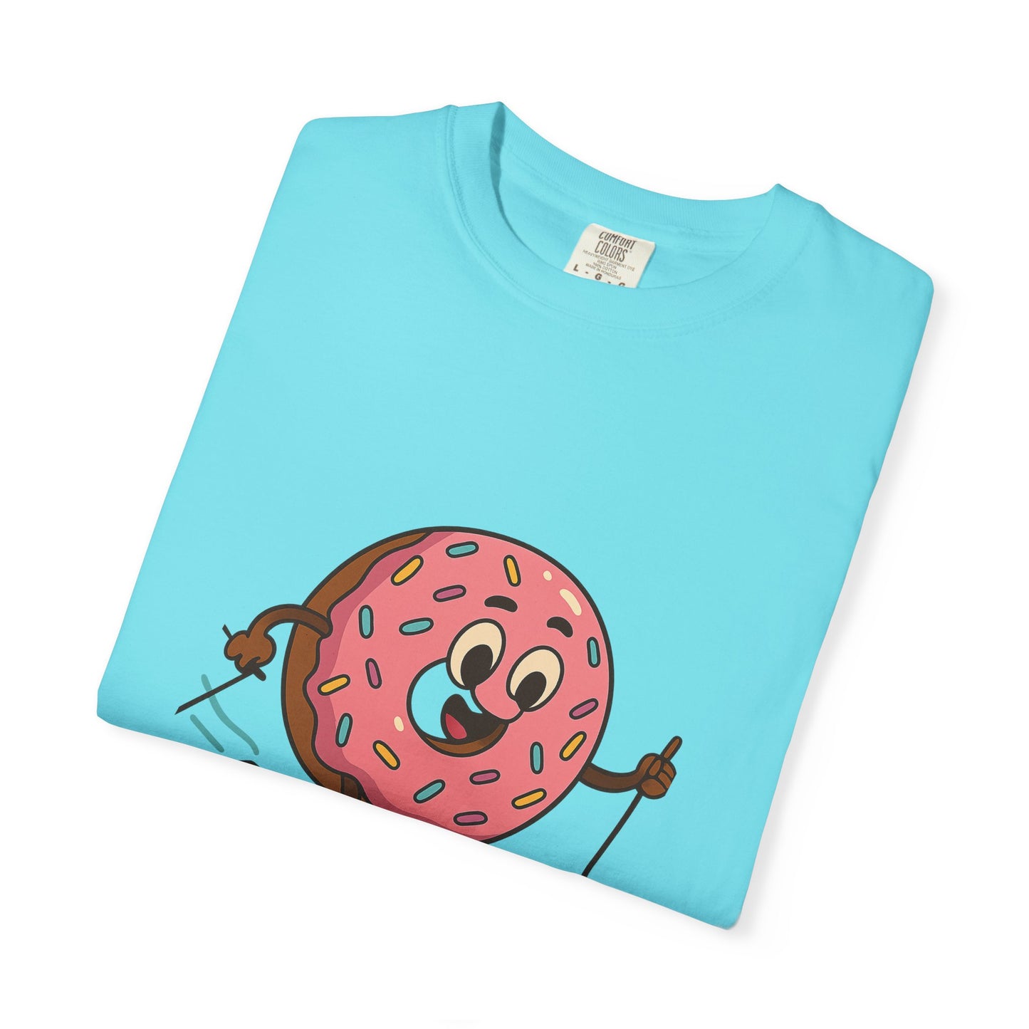 Ski Bum Doughnut T-Shirt, Unisex Tee, Fun Winter Apparel, Skiing Gift, Holiday Shirt