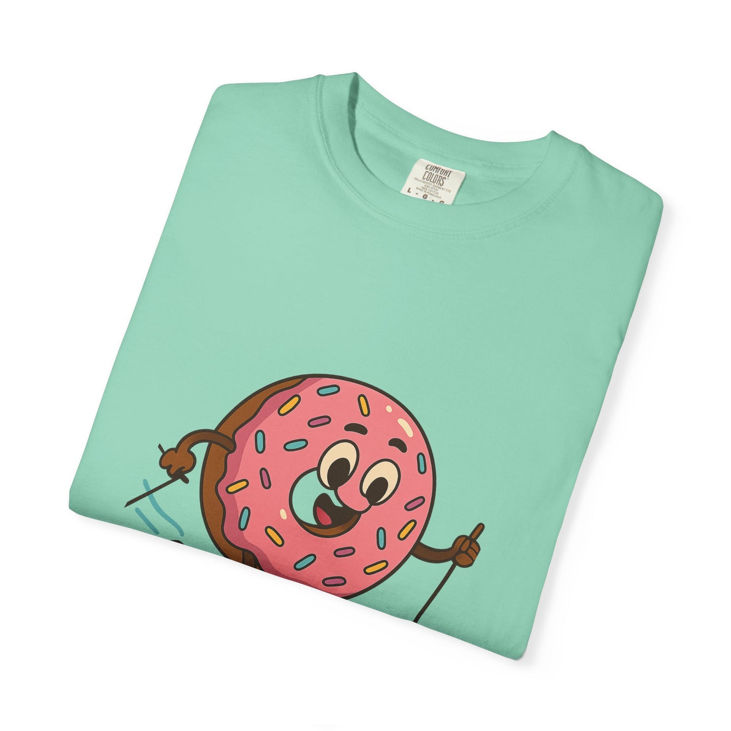 Ski Bum Doughnut T-Shirt, Unisex Tee, Fun Winter Apparel, Skiing Gift, Holiday Shirt