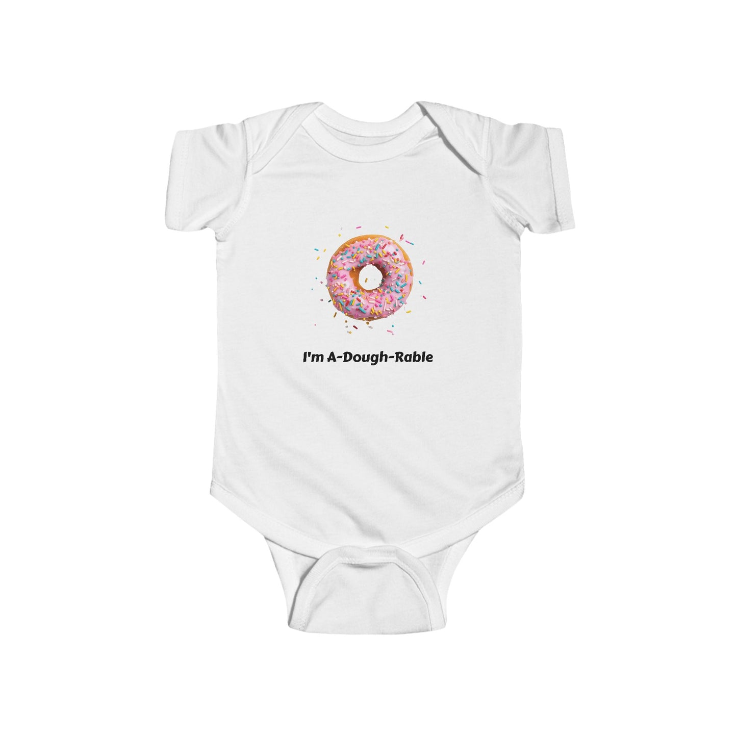 Cute Donut Baby Bodysuit, Infant Tee, Newborn Gift, Baby Shower Outfit, Fun Toddler Apparel, Adorable Kids Clothing
