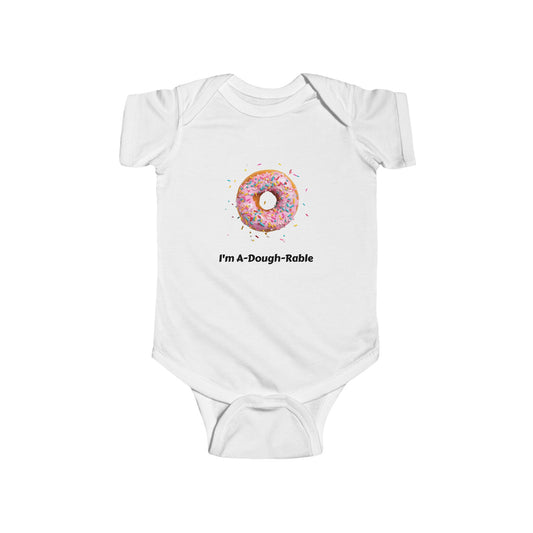 Cute Donut Baby Bodysuit, Infant Tee, Newborn Gift, Baby Shower Outfit, Fun Toddler Apparel, Adorable Kids Clothing
